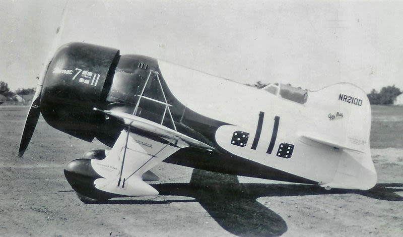 Jimmy Doolittle’s Thompson Trophy winning Gee Bee Model R. (Author unknown)